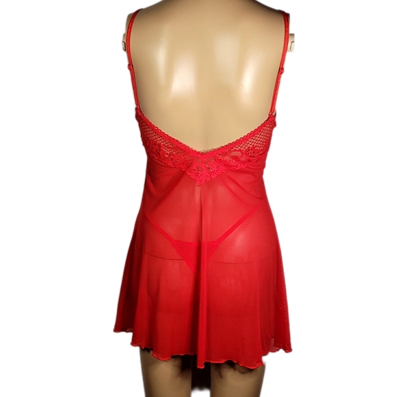 Babydoll lingerie sexy women size M Color Red, Buy 2, get the third one free - Picture 5 of 6
